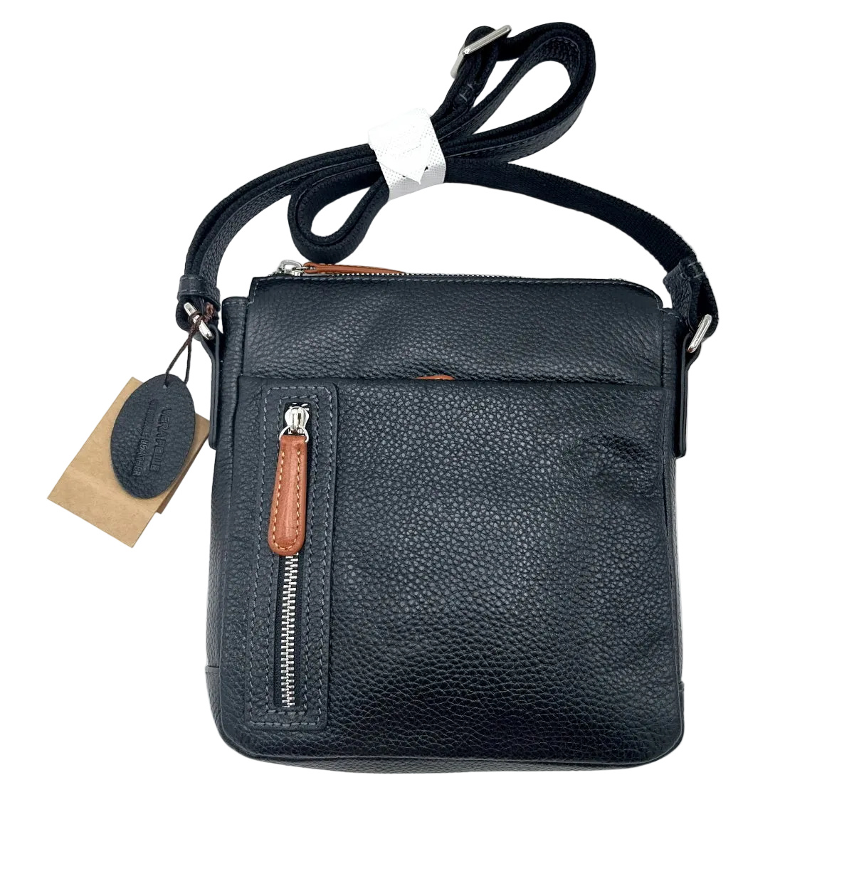 Wholesaler Suie Valentini - Genuine leather shoulder bag, for men