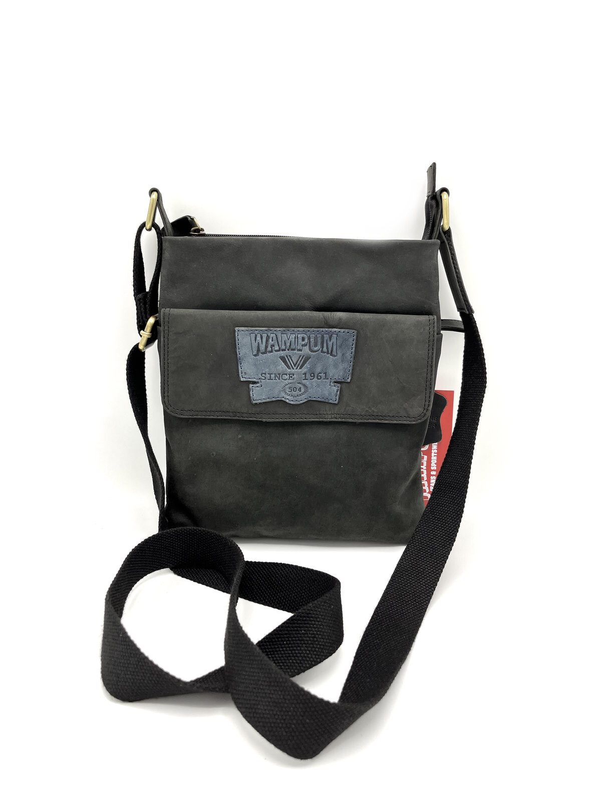 Wholesaler Suie Valentini - Brand WAMPUM, Genuine Leather Messenger Bag