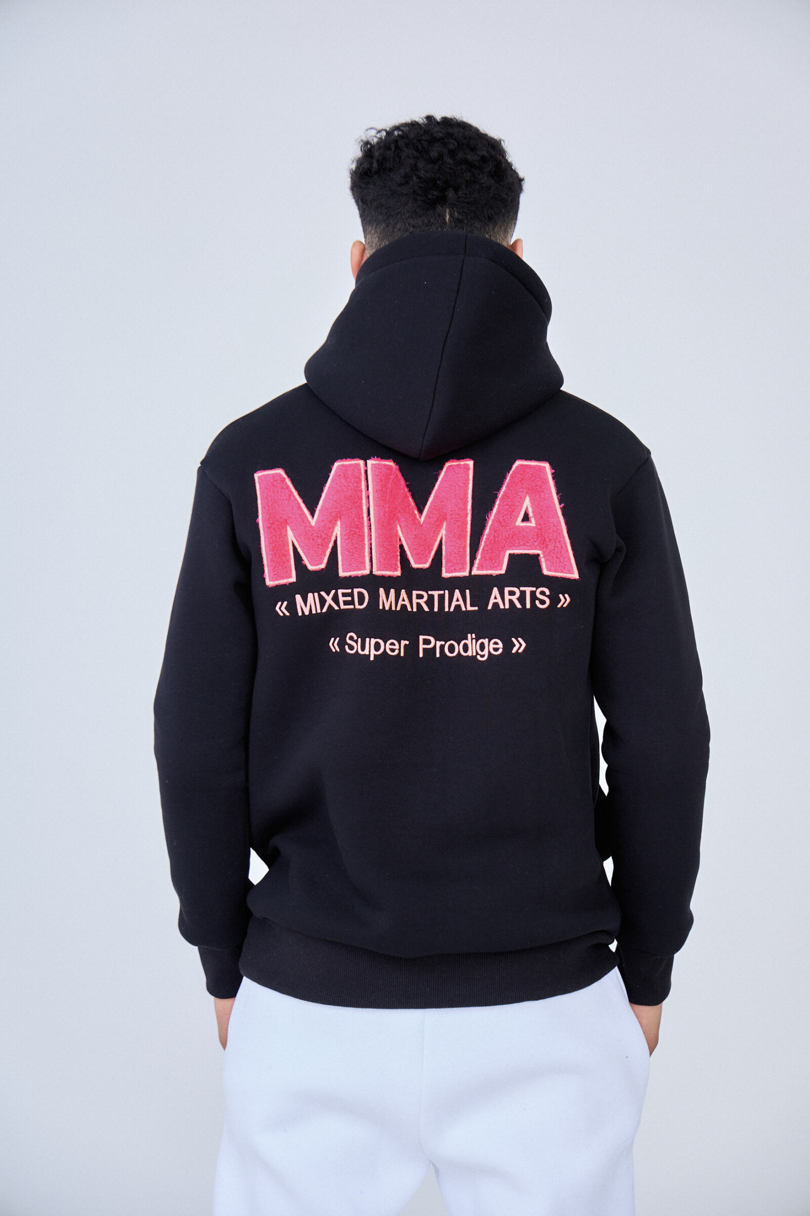Grossiste SUPER PRODIGE - SWEAT A CPUCHE BRODERIE MMA