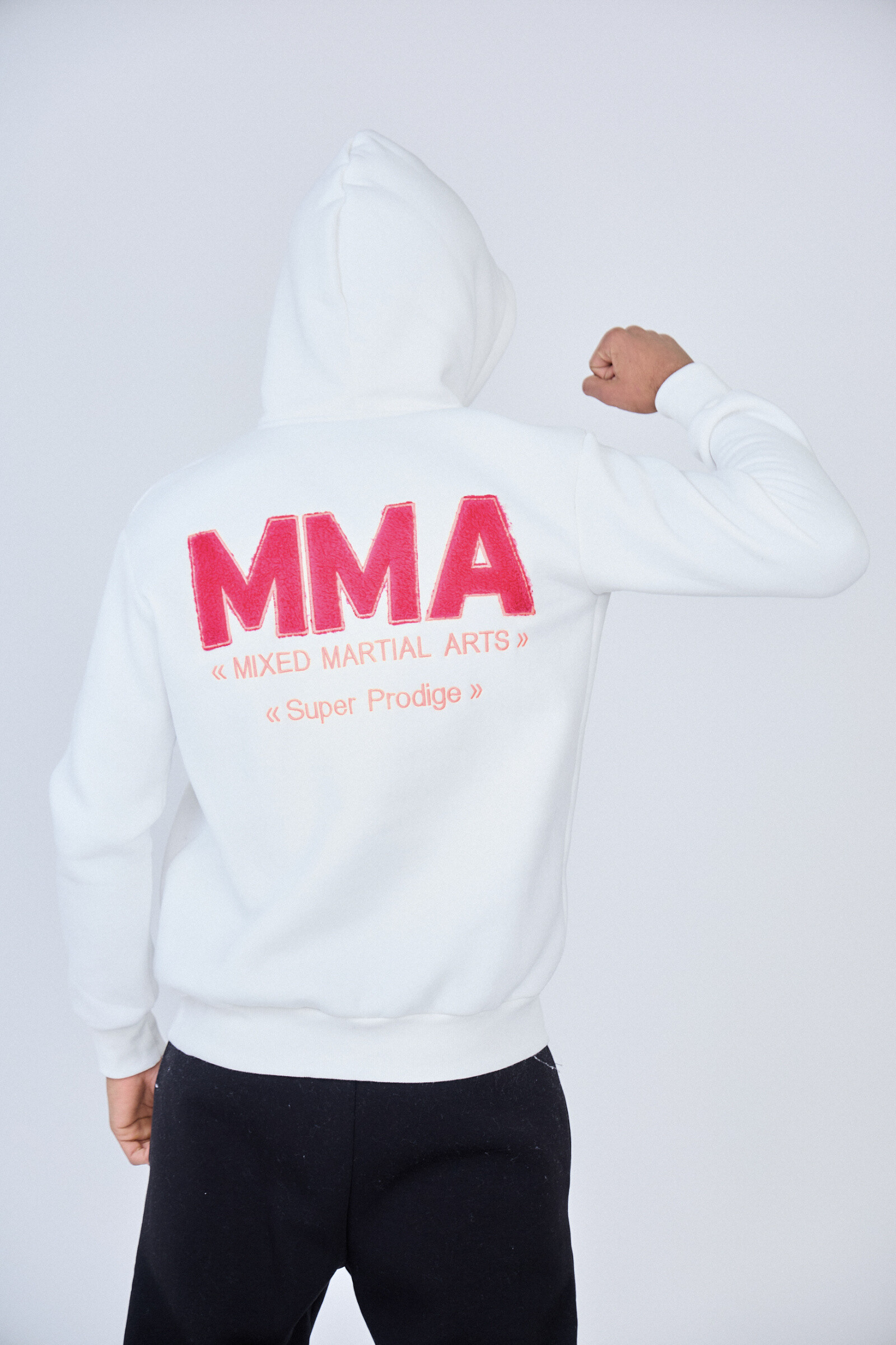 Grossiste SUPER PRODIGE - SWEAT A CPUCHE BRODERIE MMA