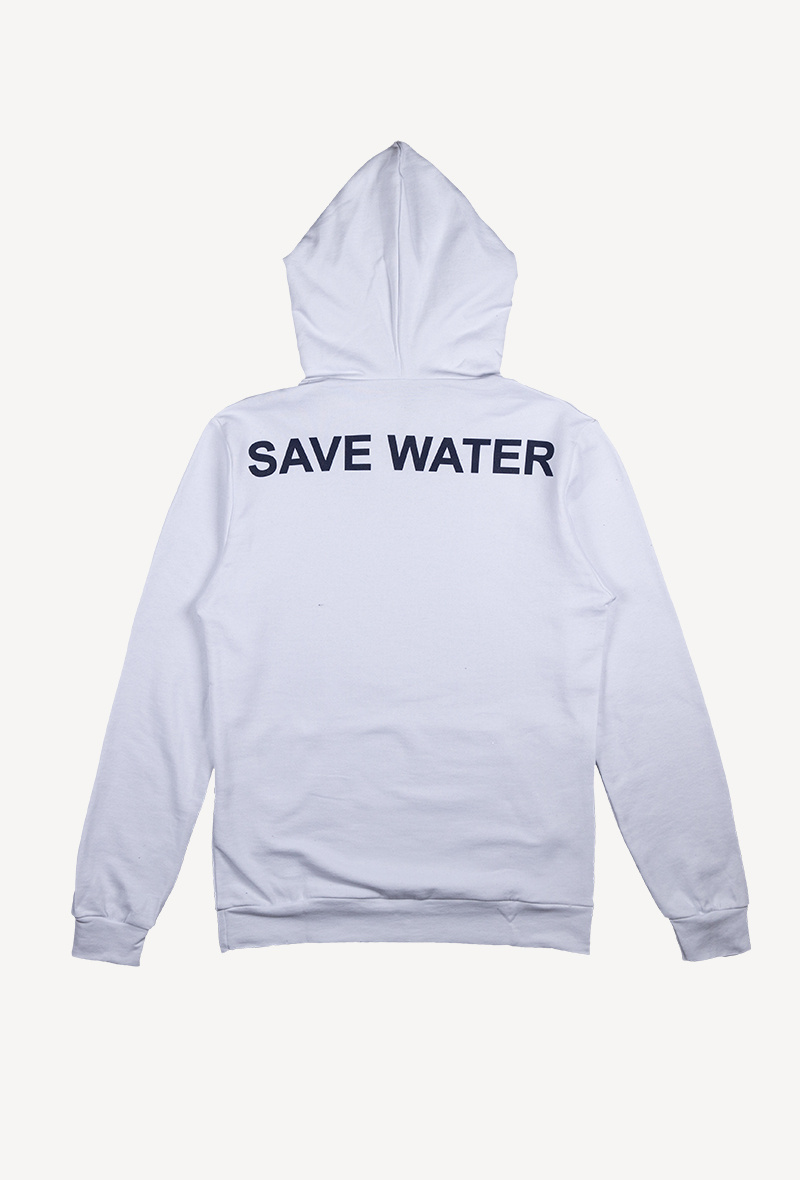 Grossista Systandard - FELPA CON CAPPUCCIO SAVE WATER SYSTANDARD