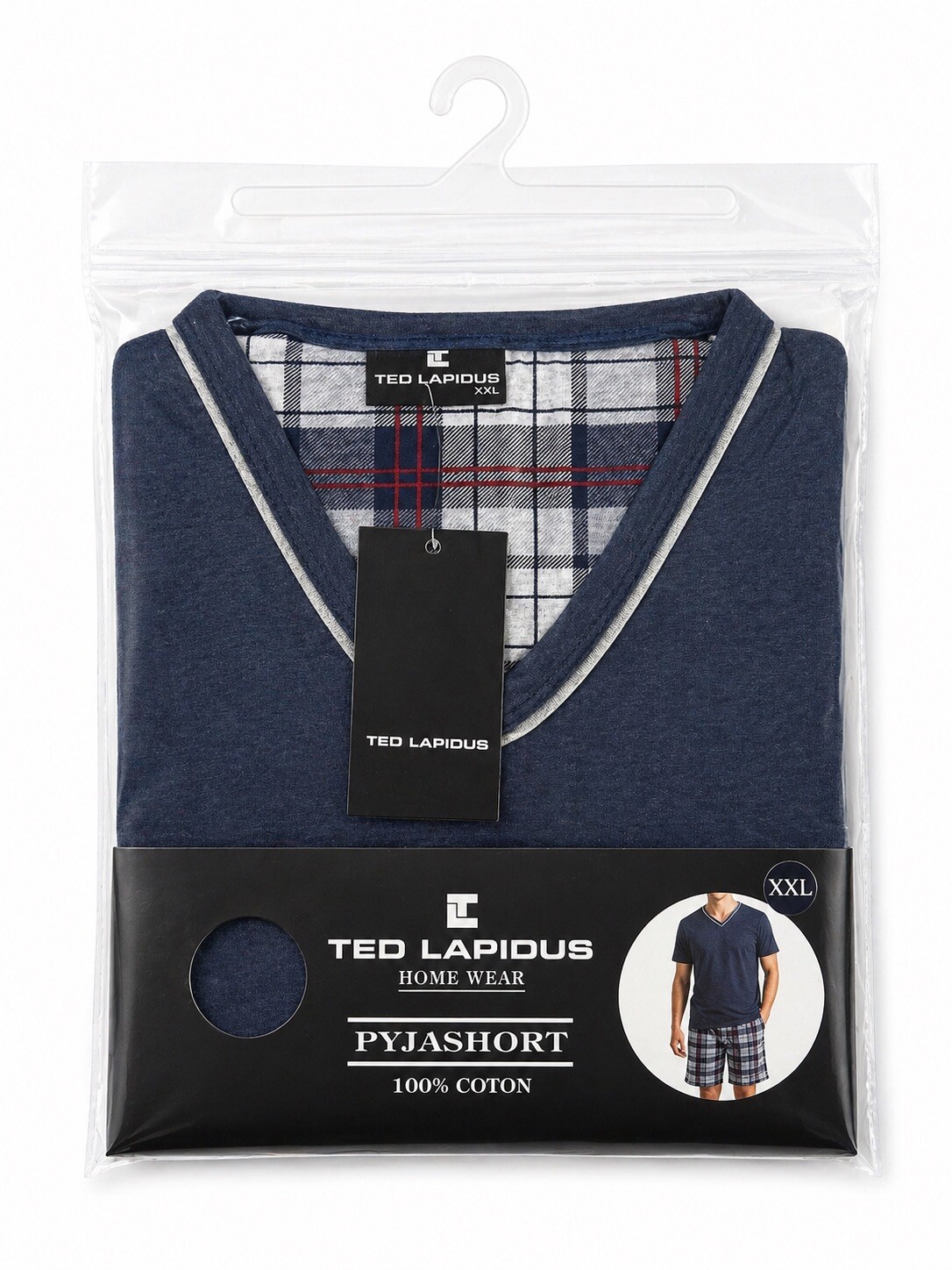 Grossista Ted Lapidus - PIGIAMA CORTO SCOLLO A V TED LAPIDUS