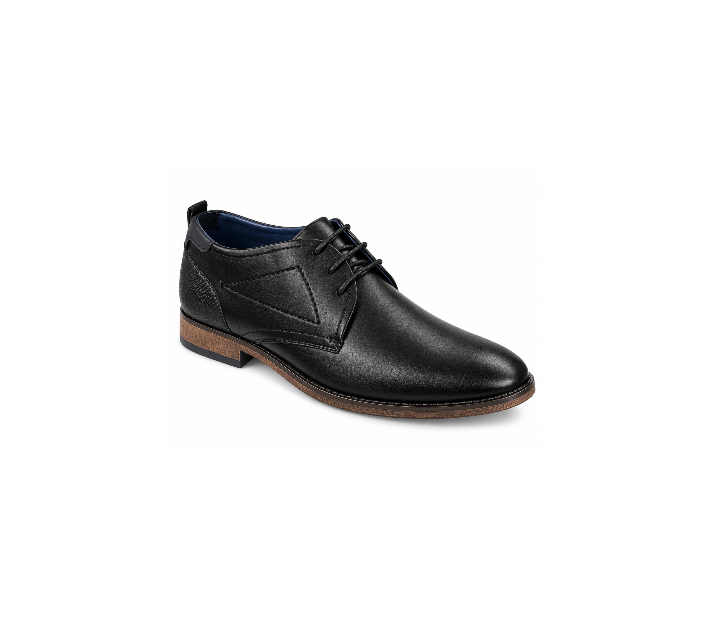 Grossiste TEMPO - Chaussures Derby Homme à Lacets – Chaussures de Ville Noires – Style Élégant Business Casual