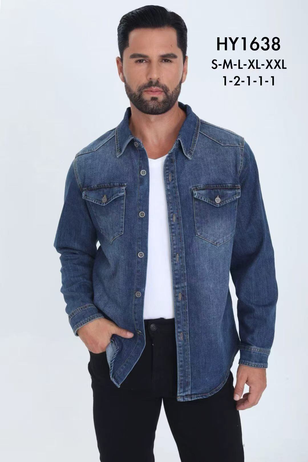Mayorista Teng Da - CAMISA VAQUERA PARA HOMBRE