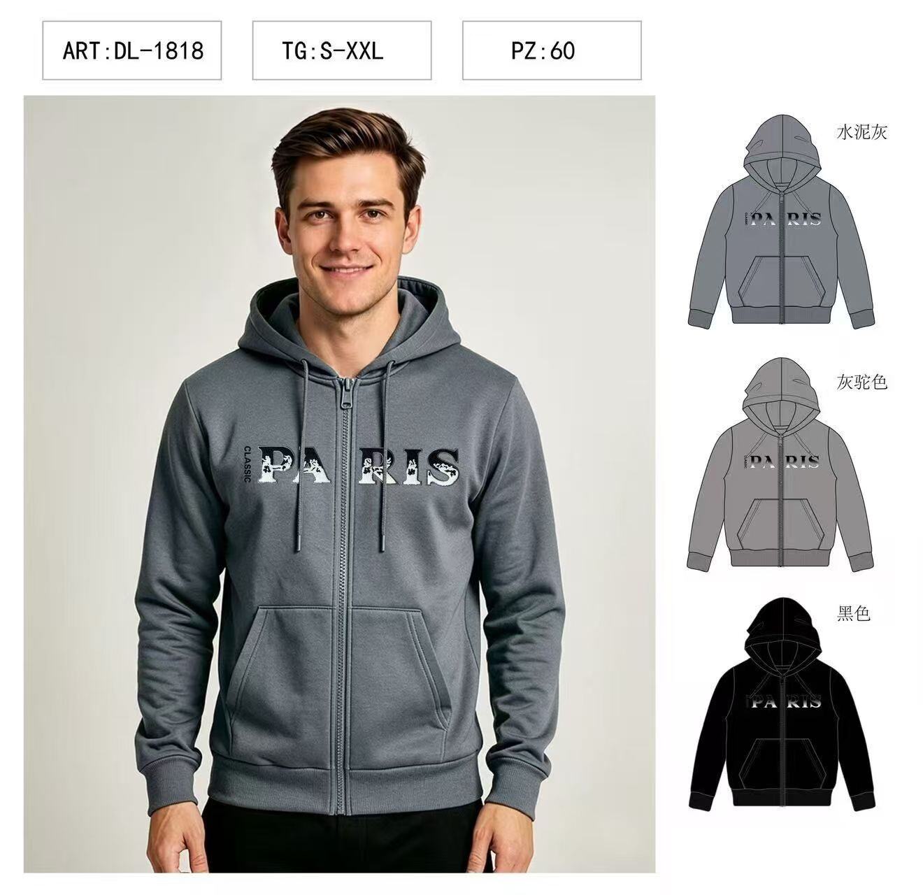 Grossiste Teng Da - Sweat à capuche pour homme