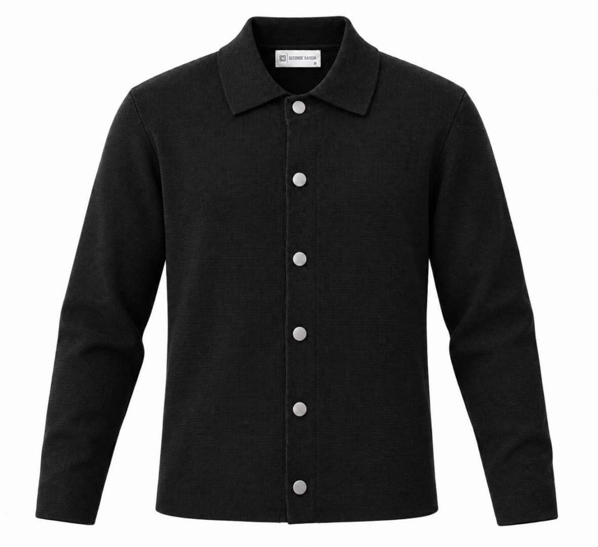 Grossiste TOP MONDAY - Gillet en maille avec bouton à pression et poche latérale