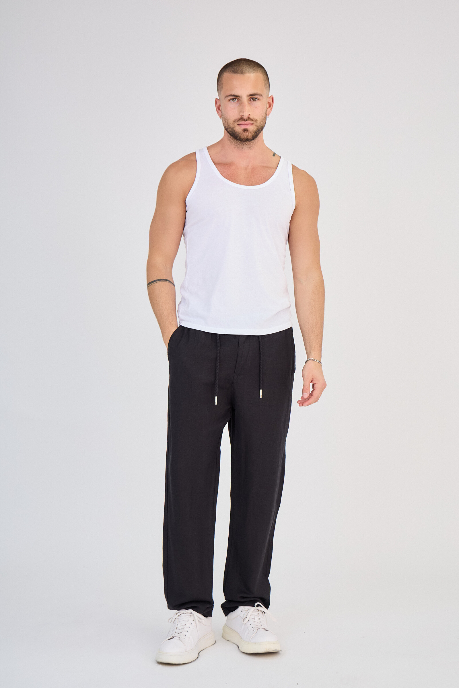 Grossiste TOP MONDAY - Pantalon 100% Lin