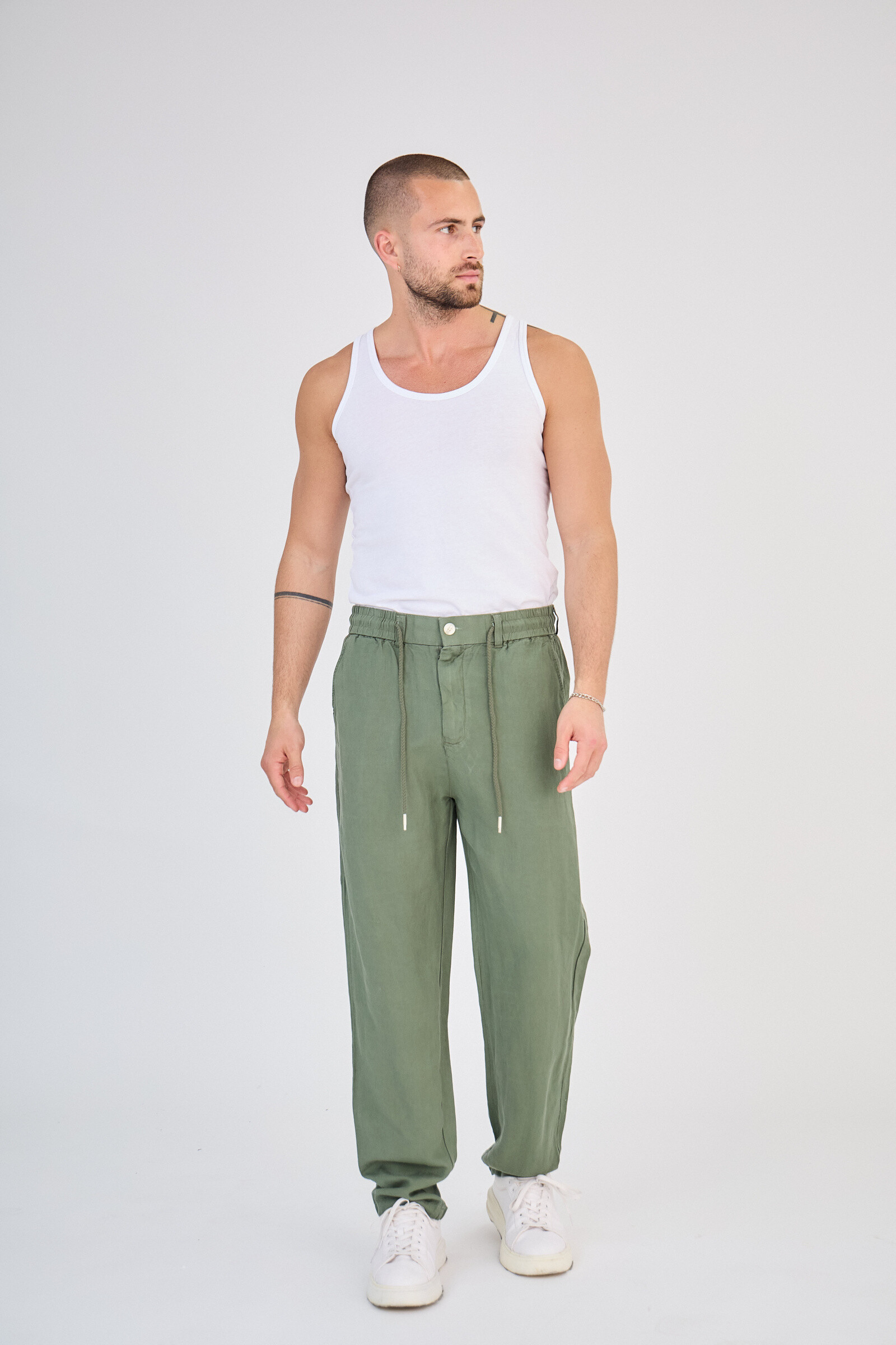 Grossiste TOP MONDAY - Pantalon 100% Lin