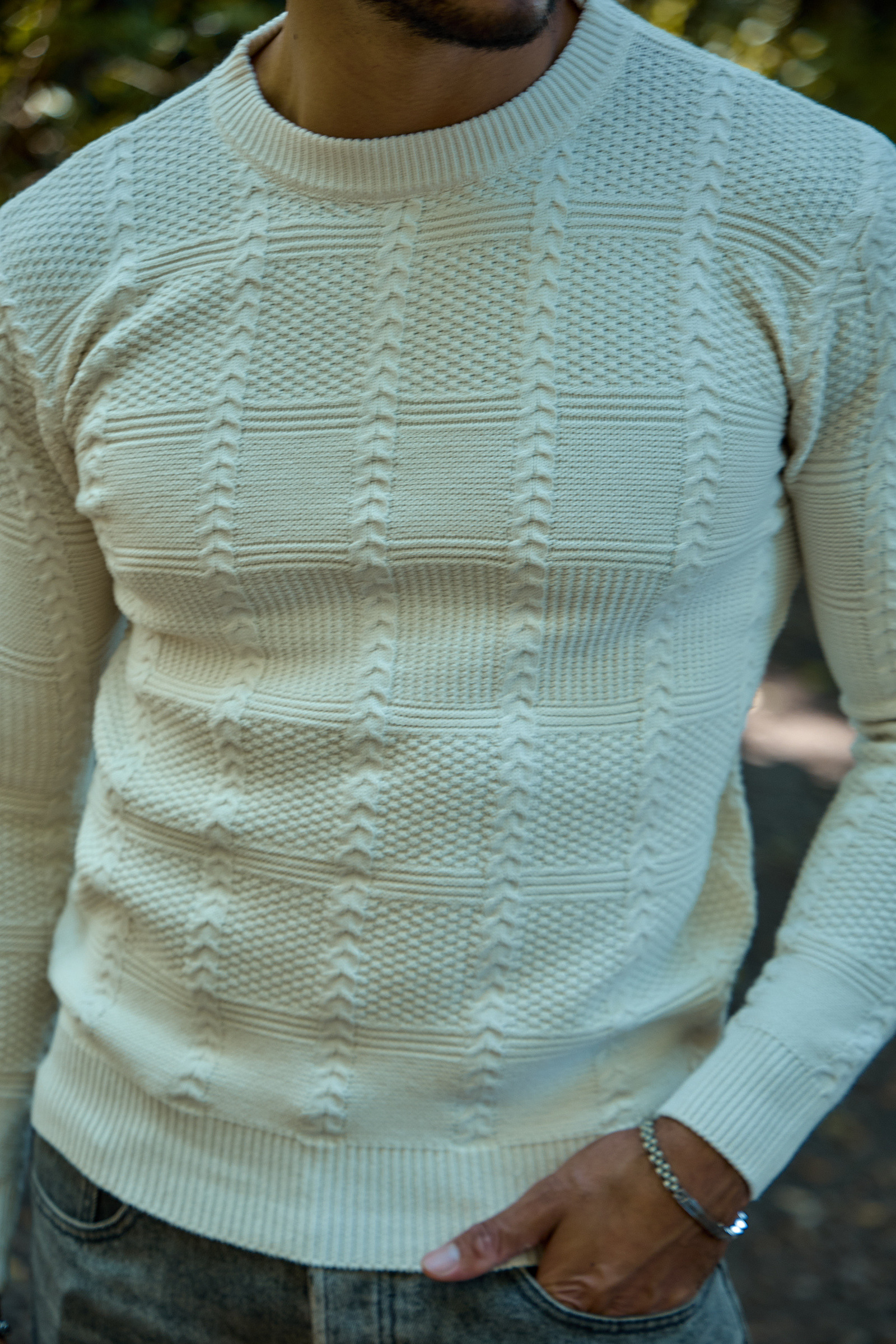 Grossiste TOP MONDAY - Pull en maille à motif