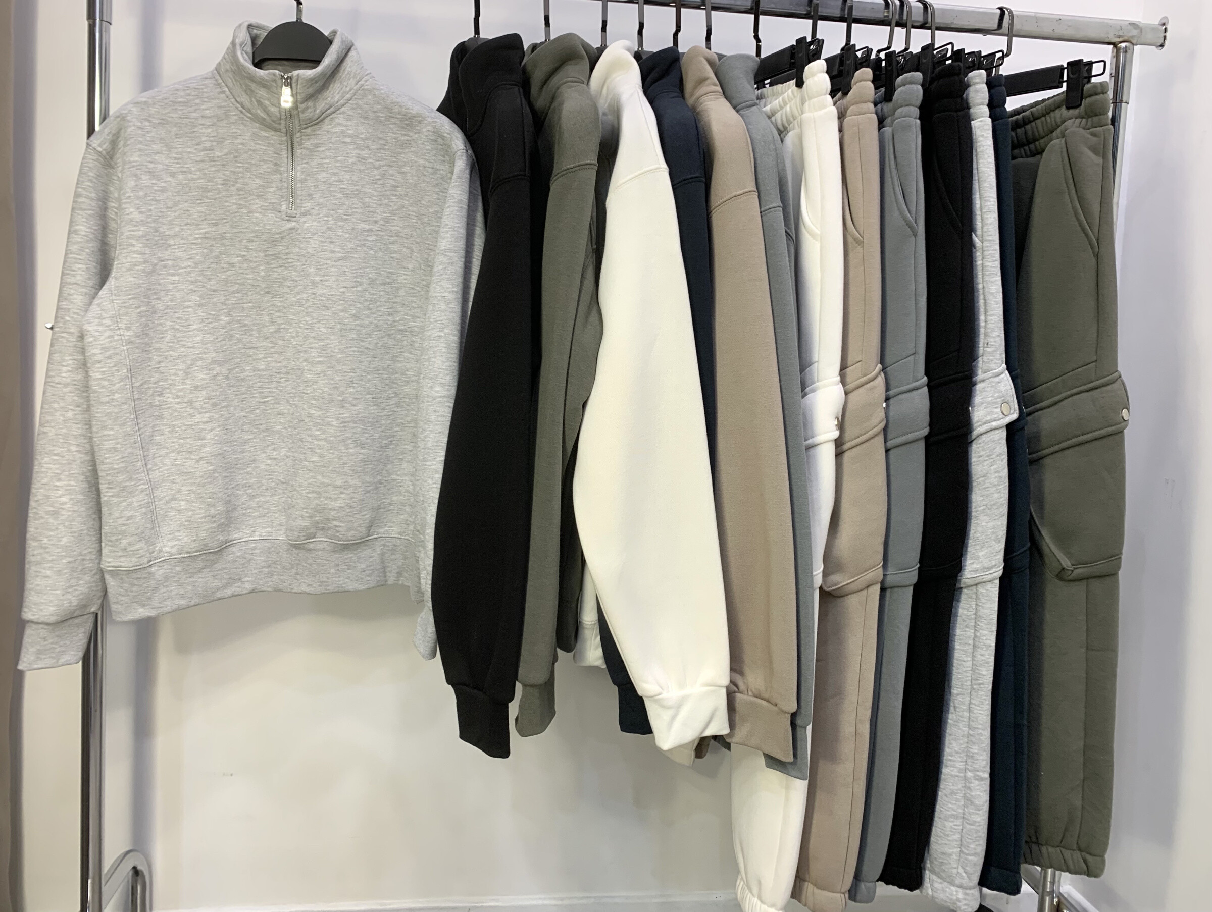 Grossiste TOP MONDAY - sweat Demi zip épais