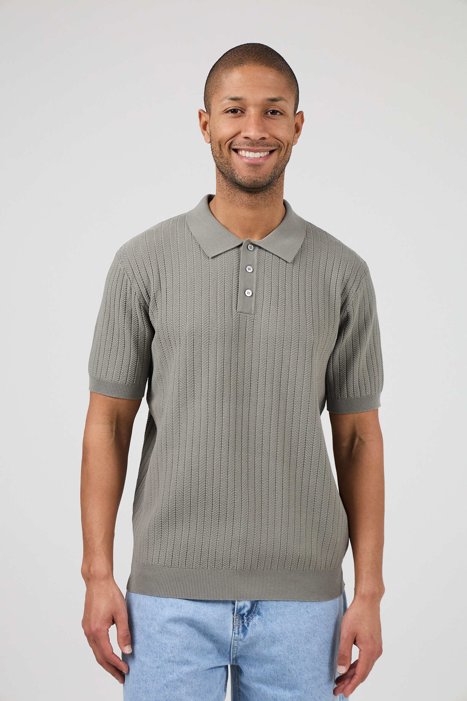 Wholesaler TOP MONDAY - Knit Polo Shirt