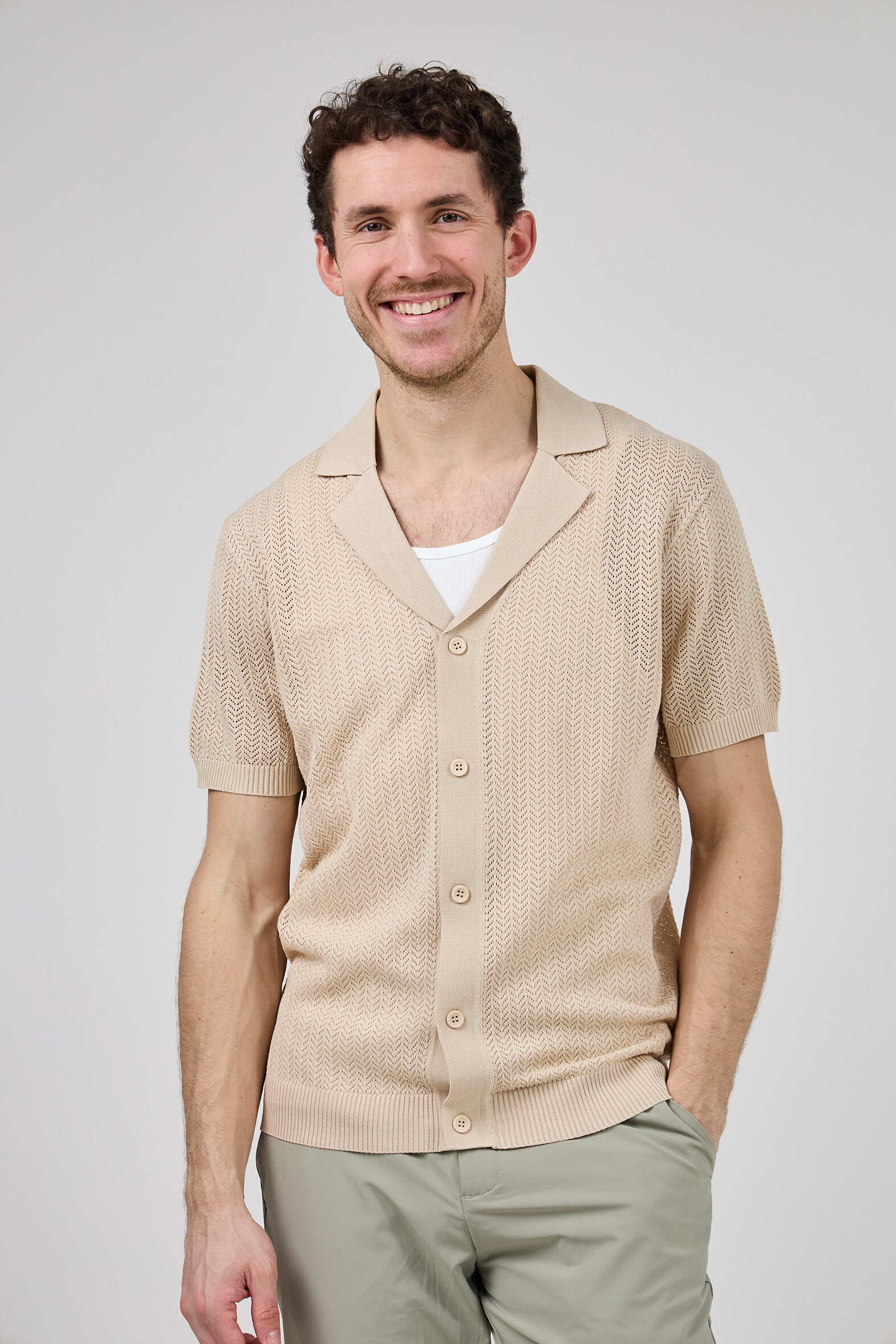 Wholesaler TOP MONDAY - Short-sleeve knit shirt