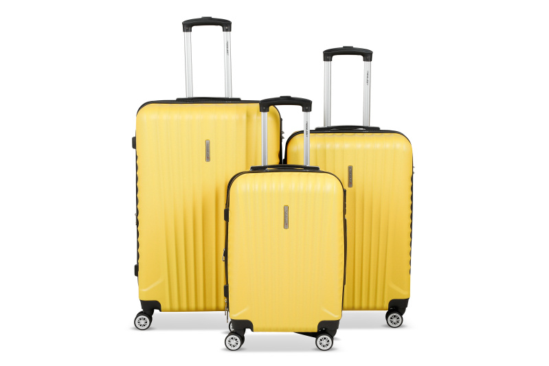 Grossista TRAVEL ONE - IMPOSTARE 3 VALIGIE ABS CON SOFFIETTO