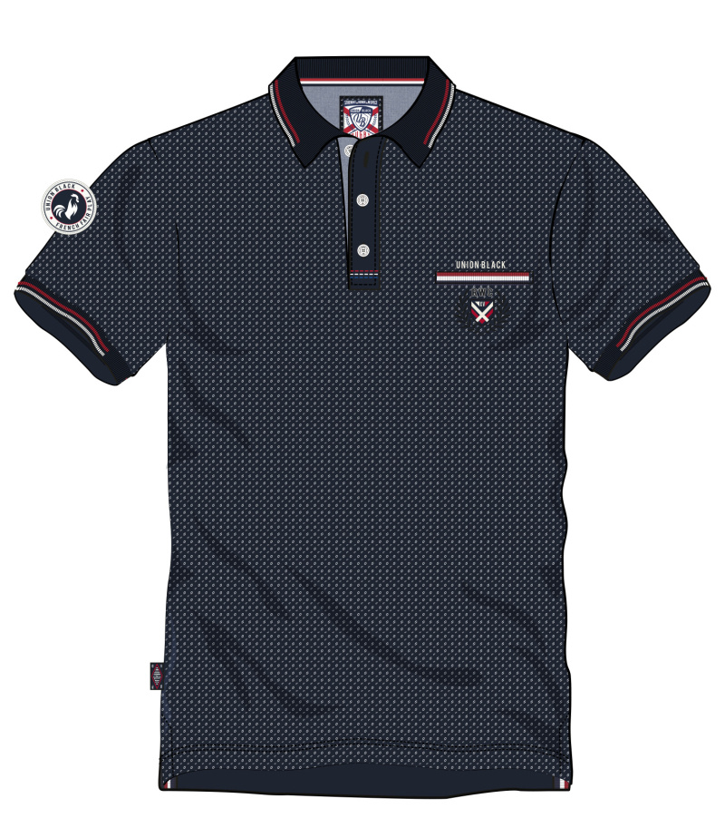 Wholesaler UNION BLACK - Polo MC All Over Balloons