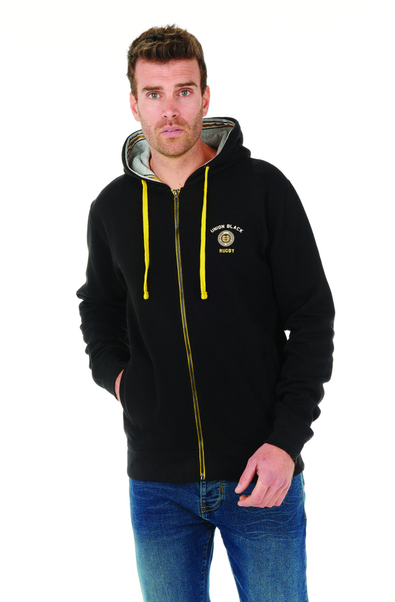 Grossiste UNION BLACK - Gilet Molleton Capuche