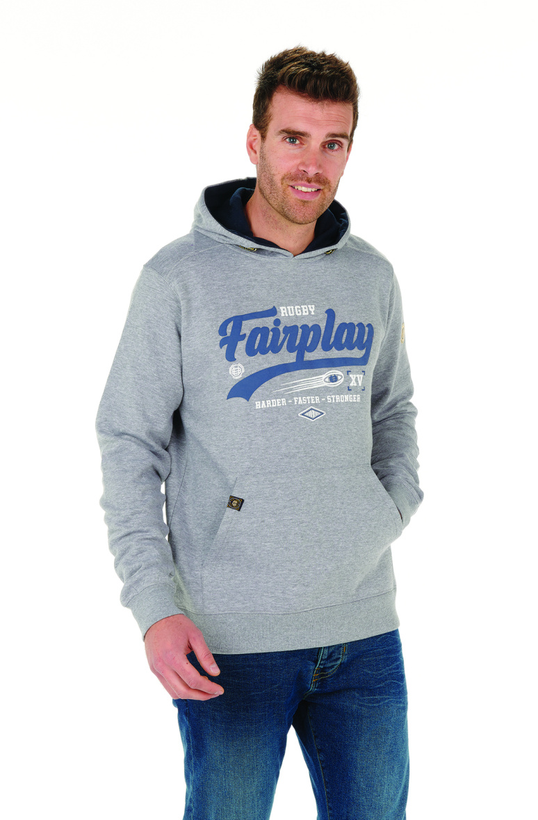 Grossiste UNION BLACK - Sweat capuche Fairplay