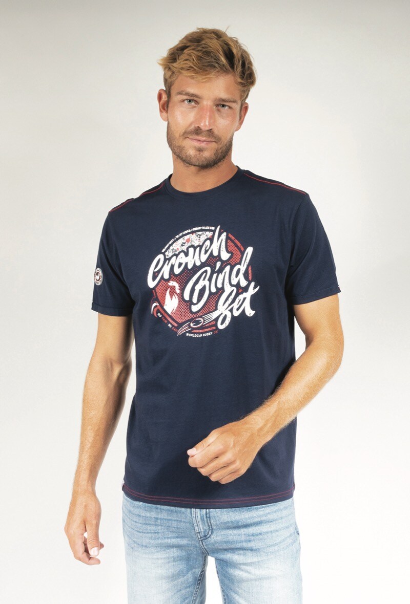 Wholesaler UNION BLACK - Tee shirt microstripes fresh