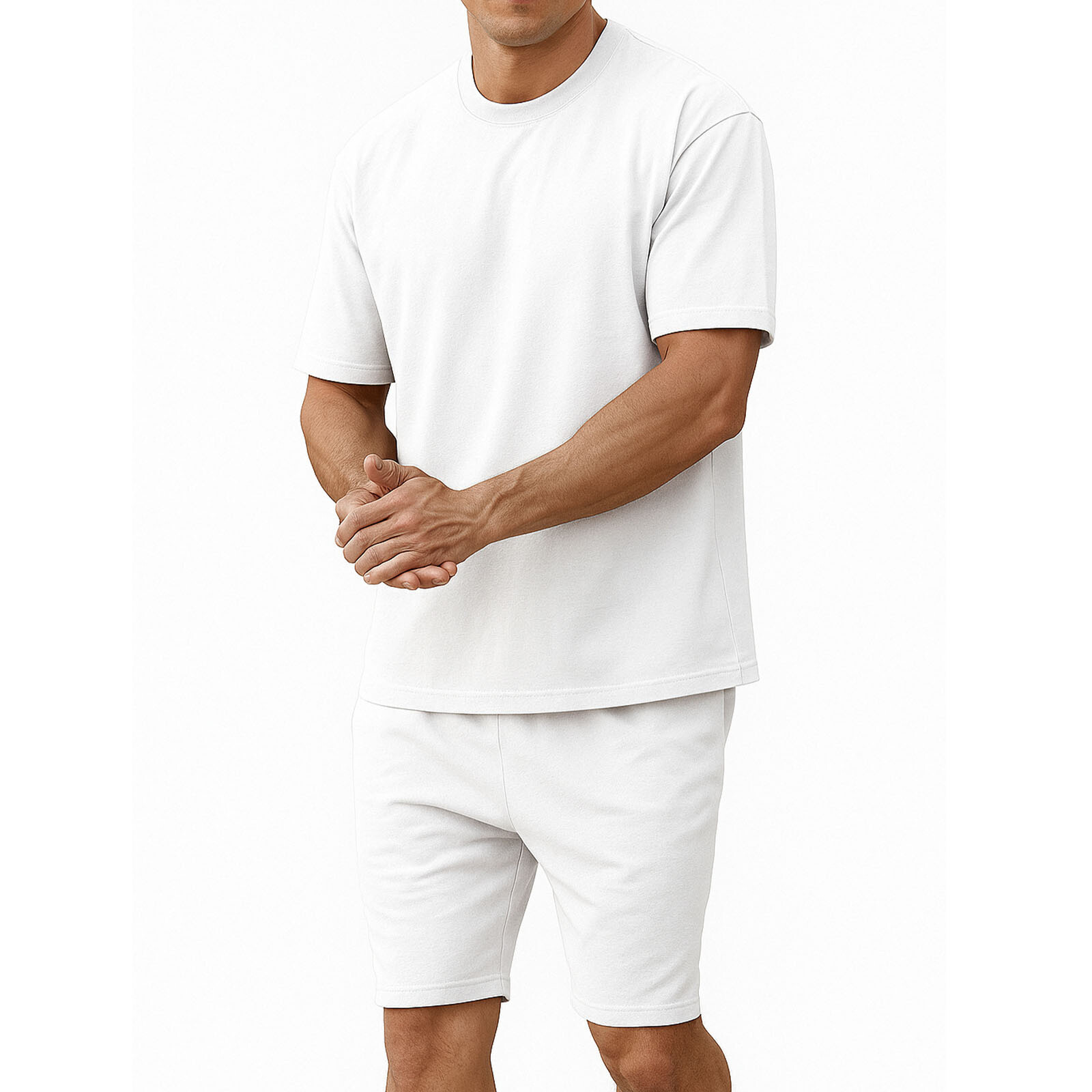 Großhändler Unitif - Graue Sommershorts und T -Shirt