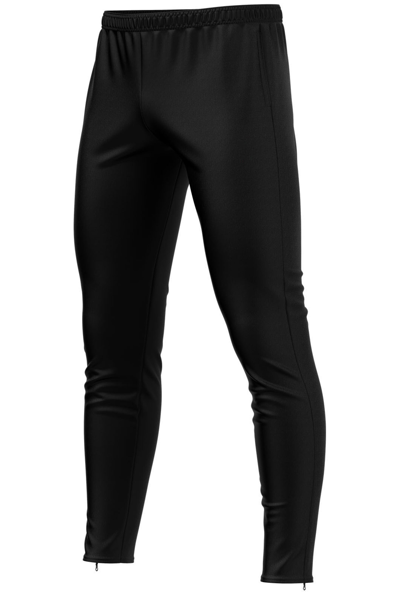 Grossiste Unitif - Pantalon ZX-77 tissu bien épais, noir, football, poche à zipper, coupe moderne