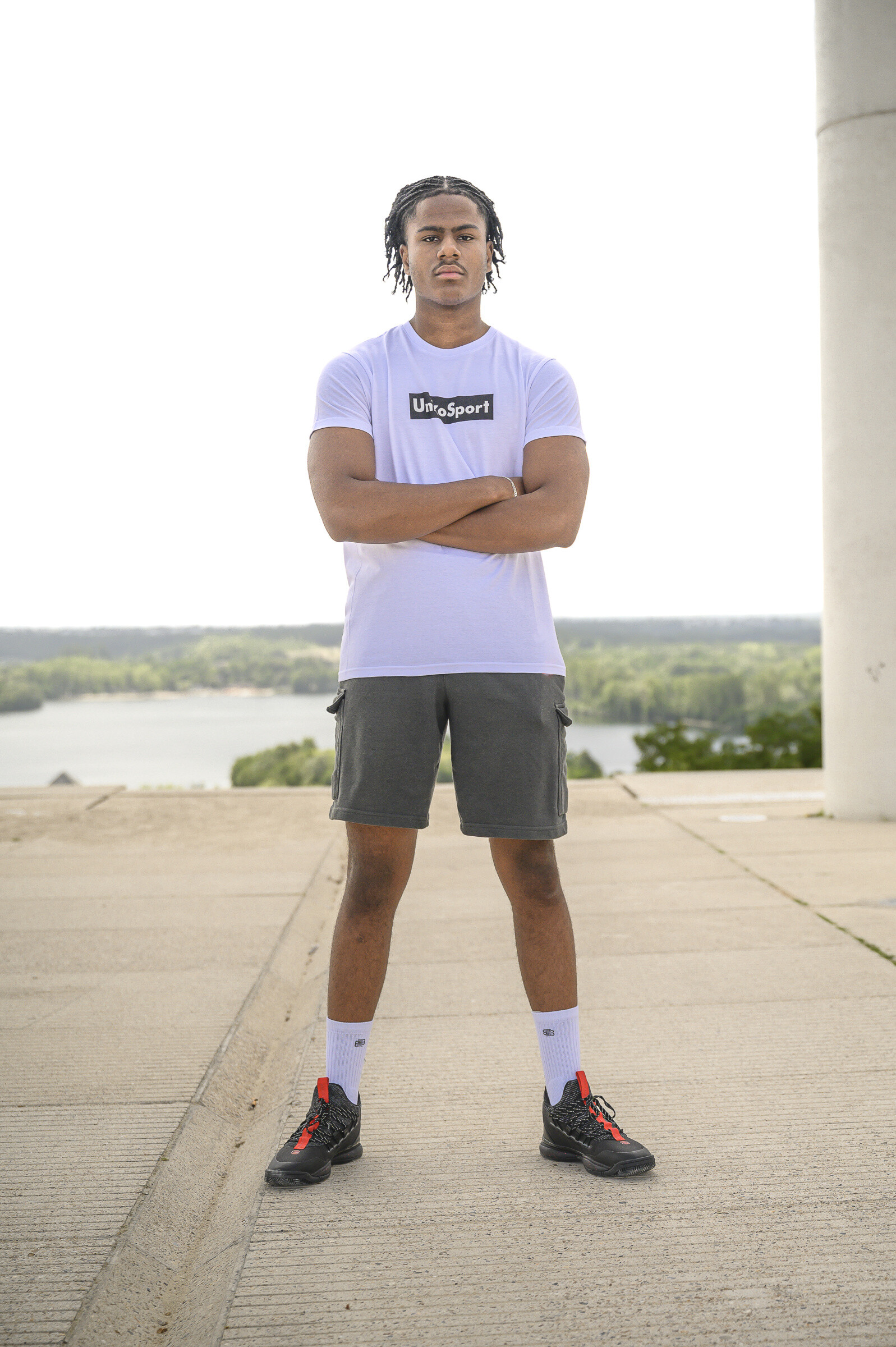 Wholesaler Unkosport - Basic T-shirt White Logo