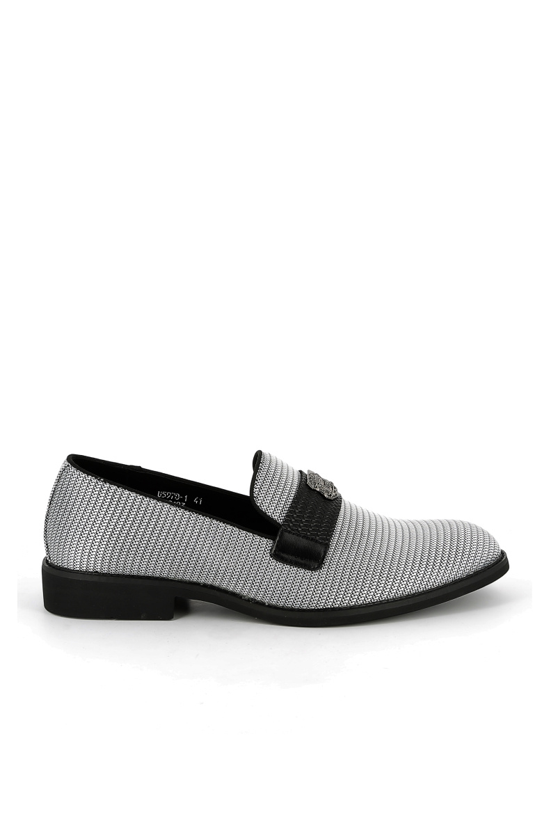 Mayorista UOMO design - Mocasines Elegantes con Accesorio de Emblema para Hombre