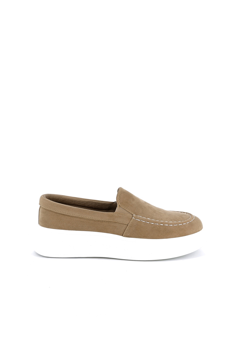 Grossiste UOMO design - Slip-on Homme - Noir suédine