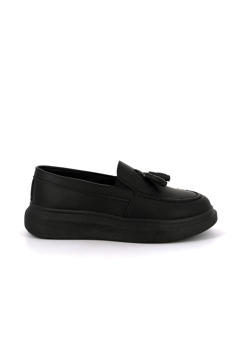 Grossiste UOMO design - Slip-on Homme Pompon - Noir