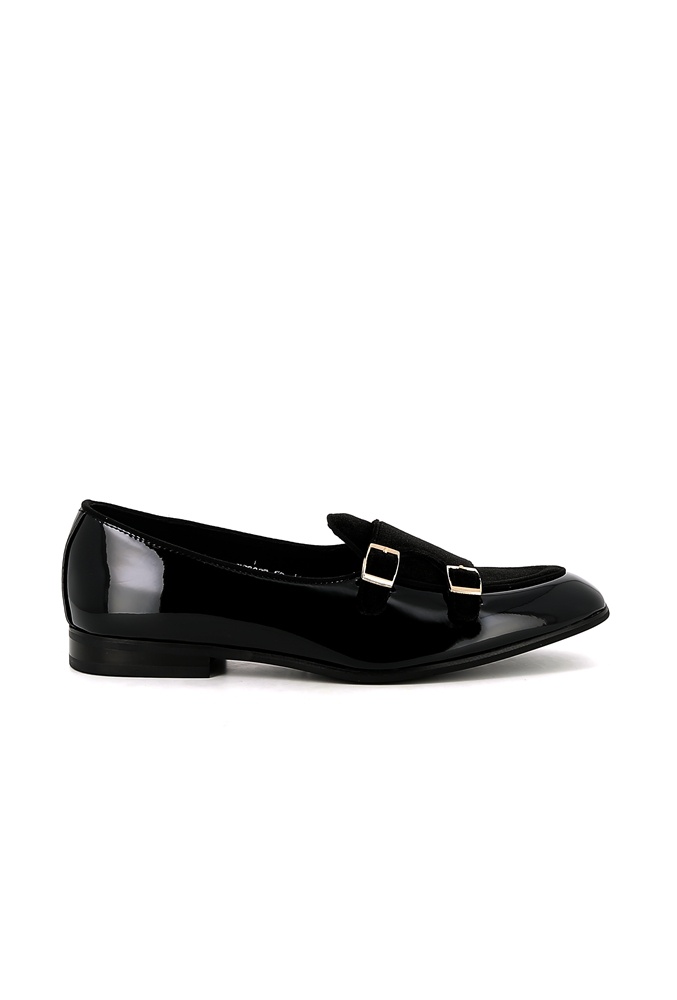 Grossiste UOMO design - Slip-on Homme bi-matières avec double Boucles