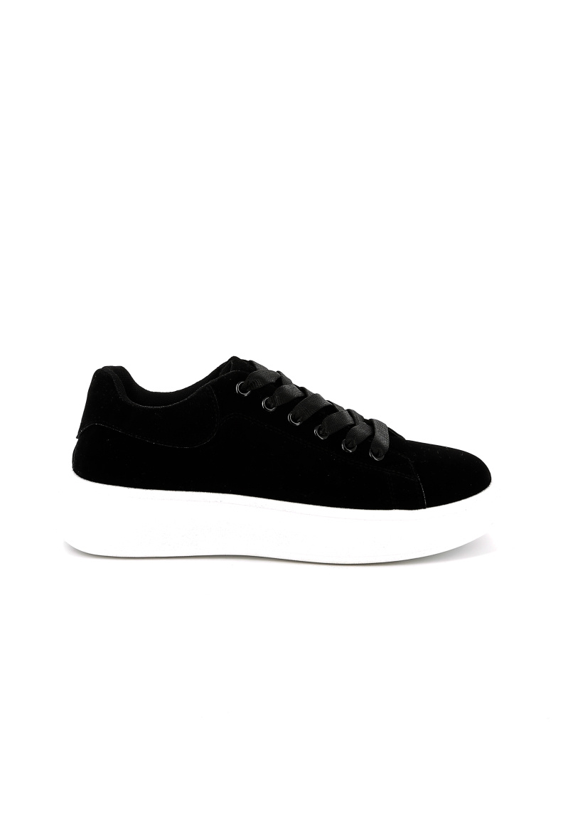 Grossiste UOMO design - Sneaker Homme - Noir suédine