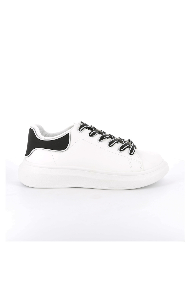 Grossiste UOMO design - Sneaker Homme - Blanc/Noir