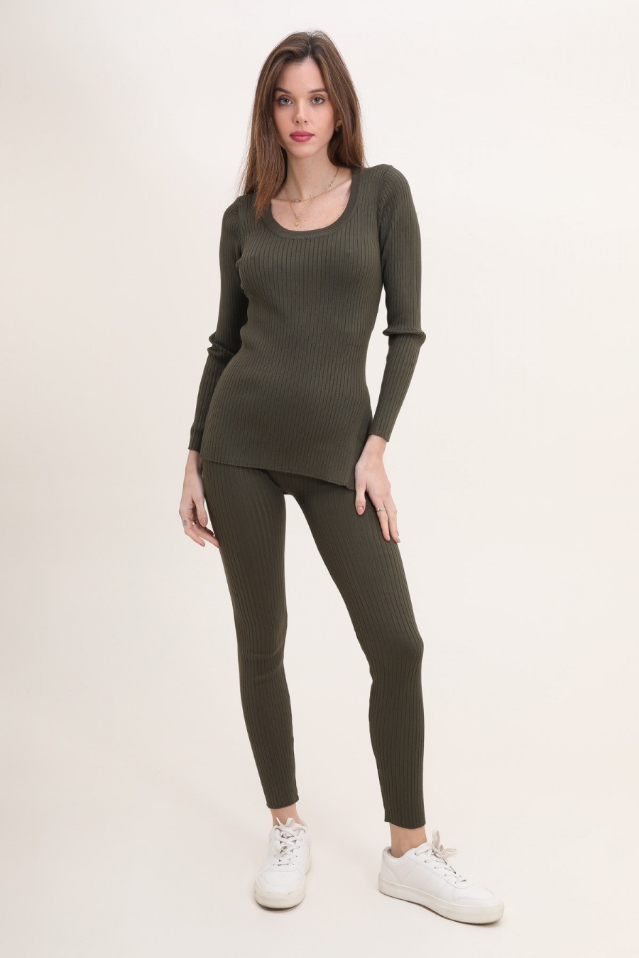 Wholesaler Van Der Rock Outlet - Stretch legging and tunic set