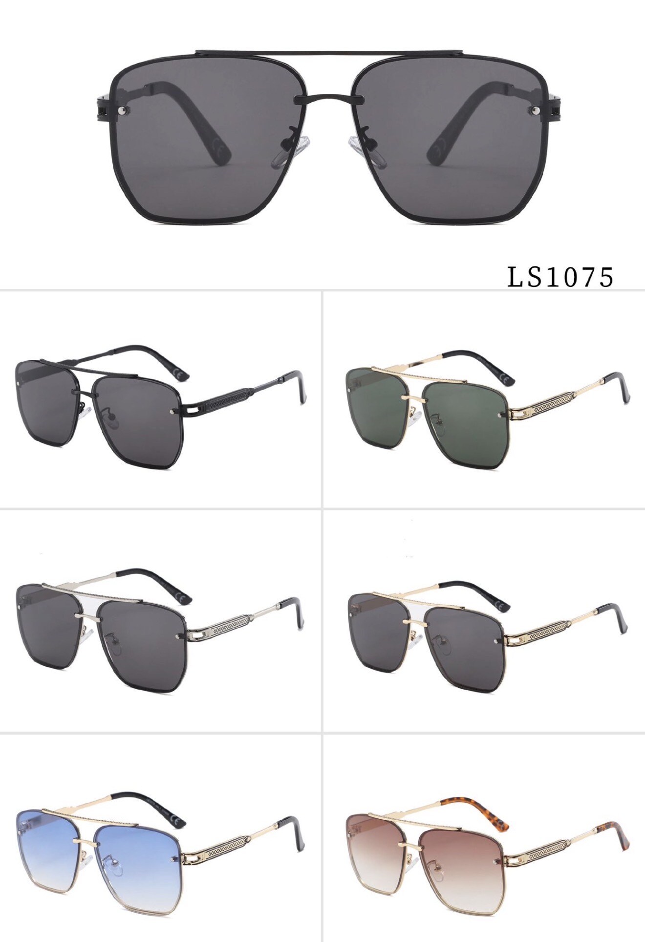 Großhändler Victoria EL - Sonnenbrillen im Retro-Stil und moderne Eleganz. Ikonisches Pilotendesign für einen trendigen Look neu interpretiert