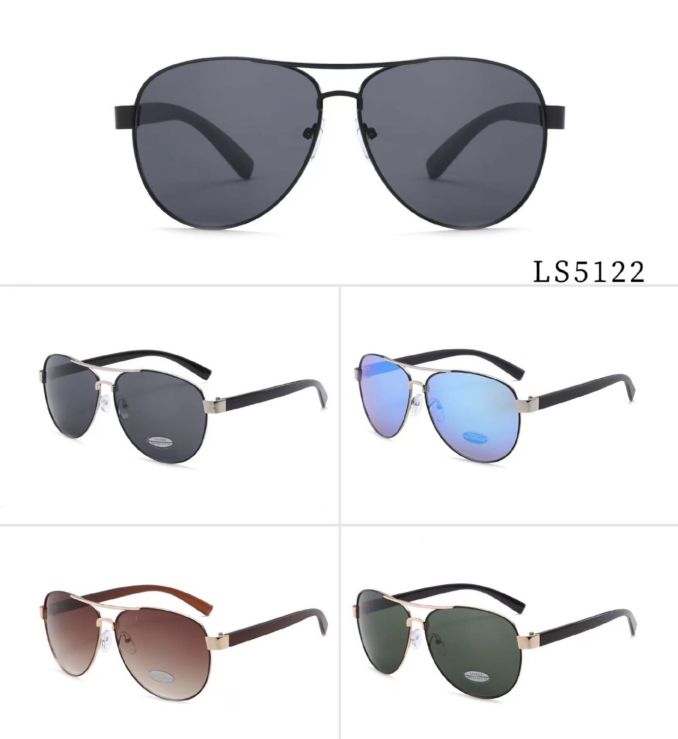 Großhändler Victoria EL - 【NEU】 LS5122 Pilotensonnenbrille – Die stilvolle Wahl für einen außergewöhnlichen Look