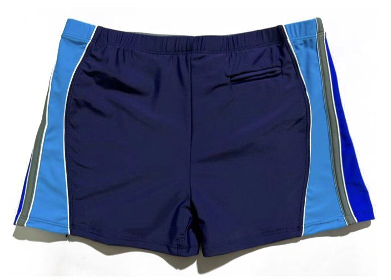 Großhändler Vidoya Swimwear - Herren-Badeboxer für das Schwimmbad – dreifarbiger Streifen