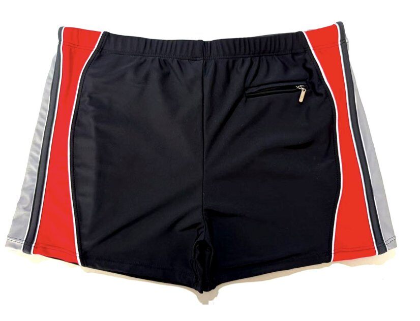 Großhändler Vidoya Swimwear - Herren-Badeboxer für das Schwimmbad – dreifarbiger Streifen