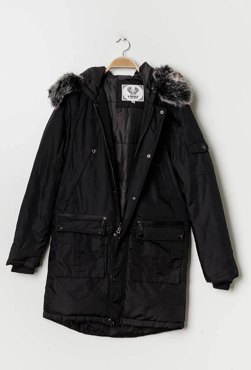 Wholesaler Vigoz - Long parka with hood