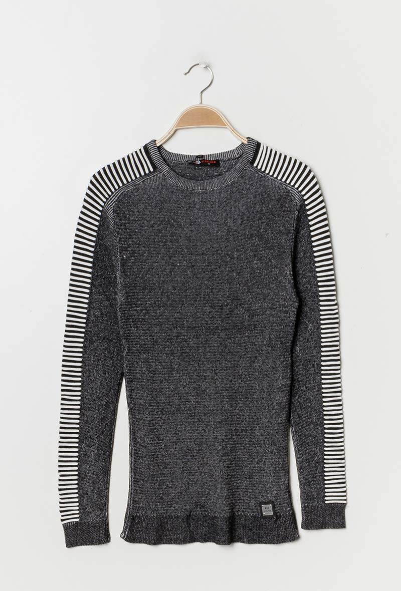 Wholesaler Vigoz - Sweater with side stripes