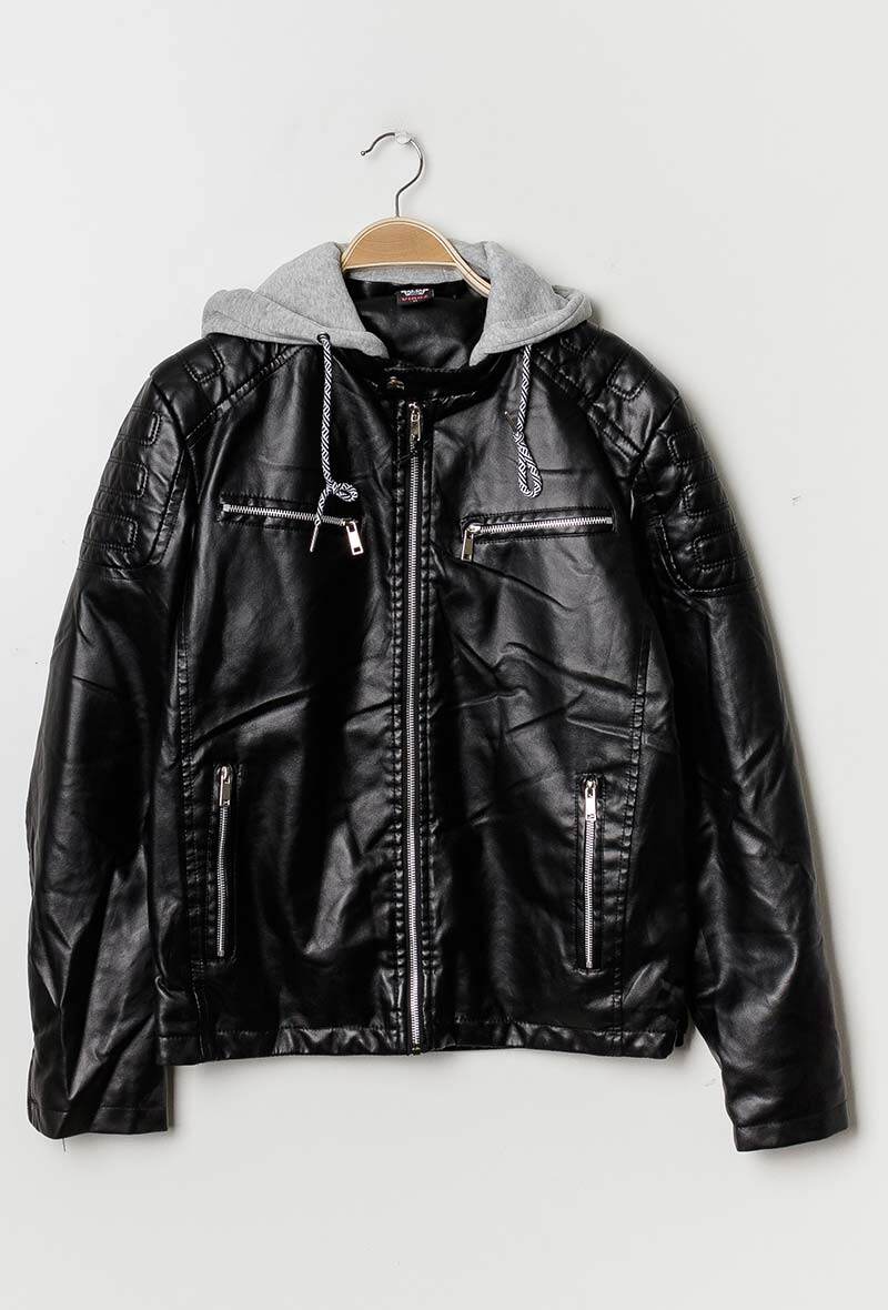Wholesaler Vigoz - Biker fake leather jacket