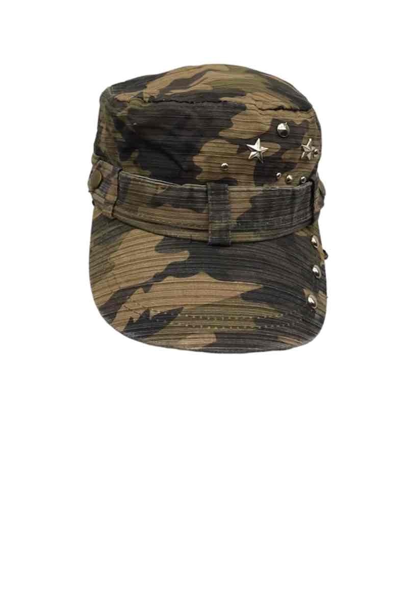 Wholesaler VS PLUS - Unisex Studded Military Cap