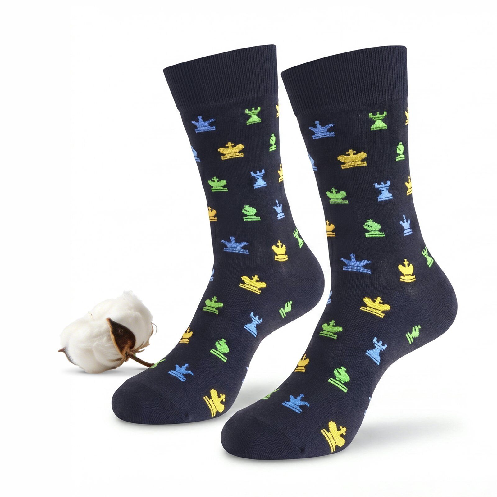Großhändler WAZZI - Herren Baumwollsocken Einfarbig Weich Atmungsaktiv Alltagstauglich