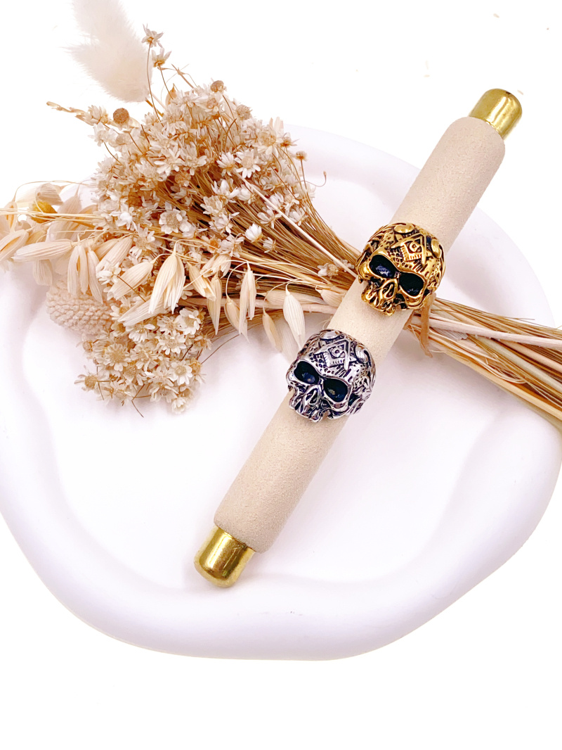 Wholesaler WEC Bijoux - Steel skull ring