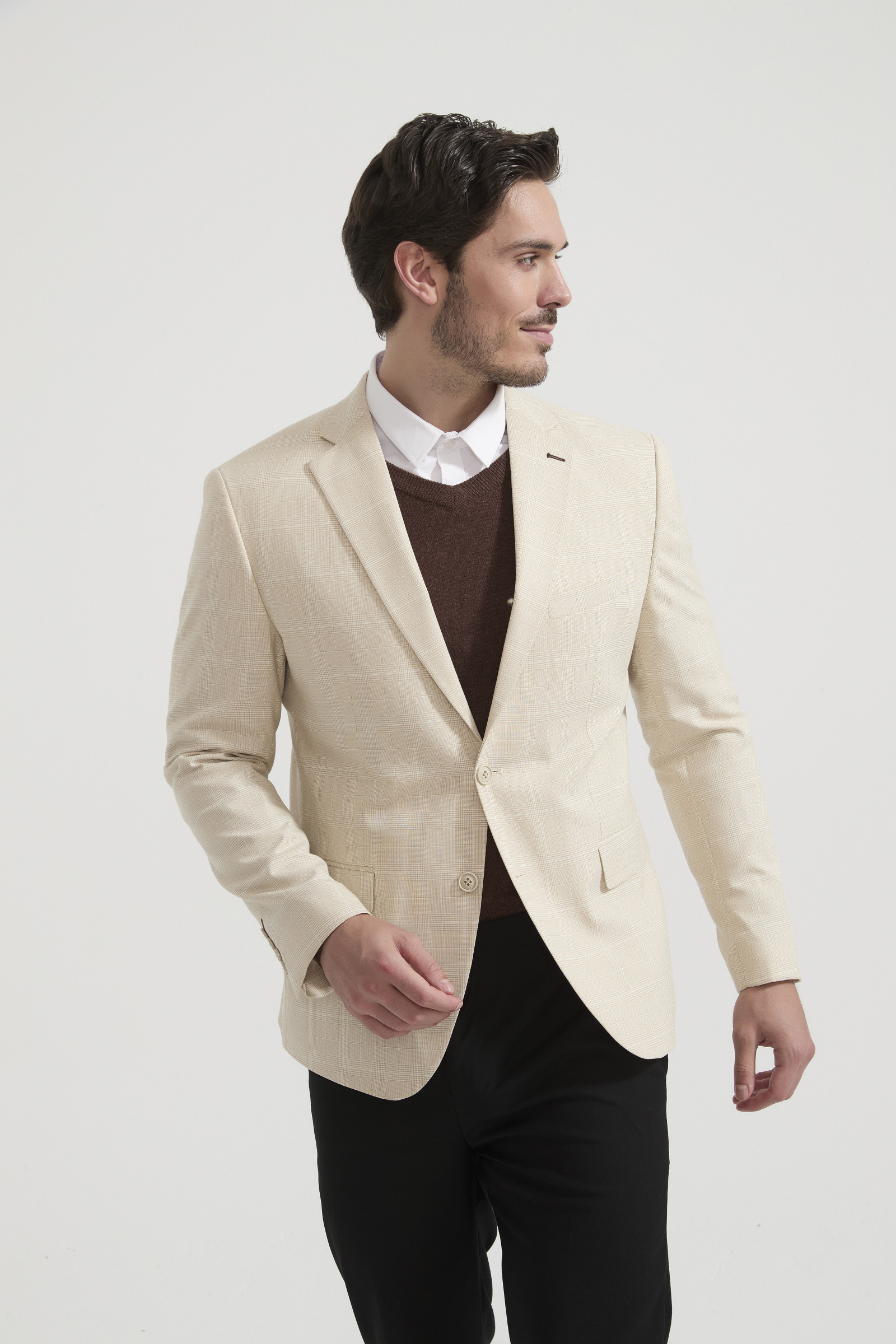 Grossiste Yves Enzo Paris - Blazer Prince de Galles