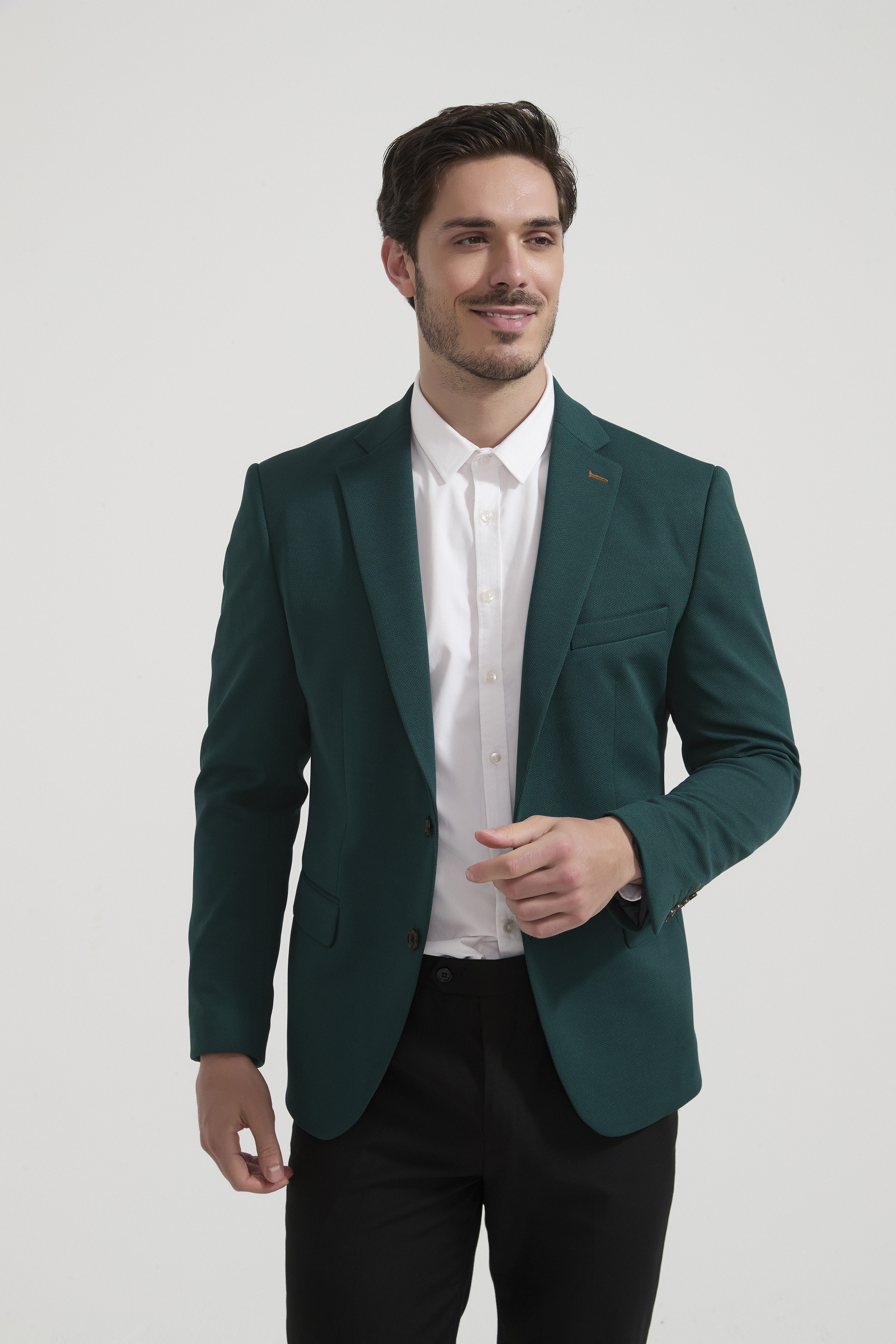 Grossiste Yves Enzo Paris - Blazer piqué - Vert