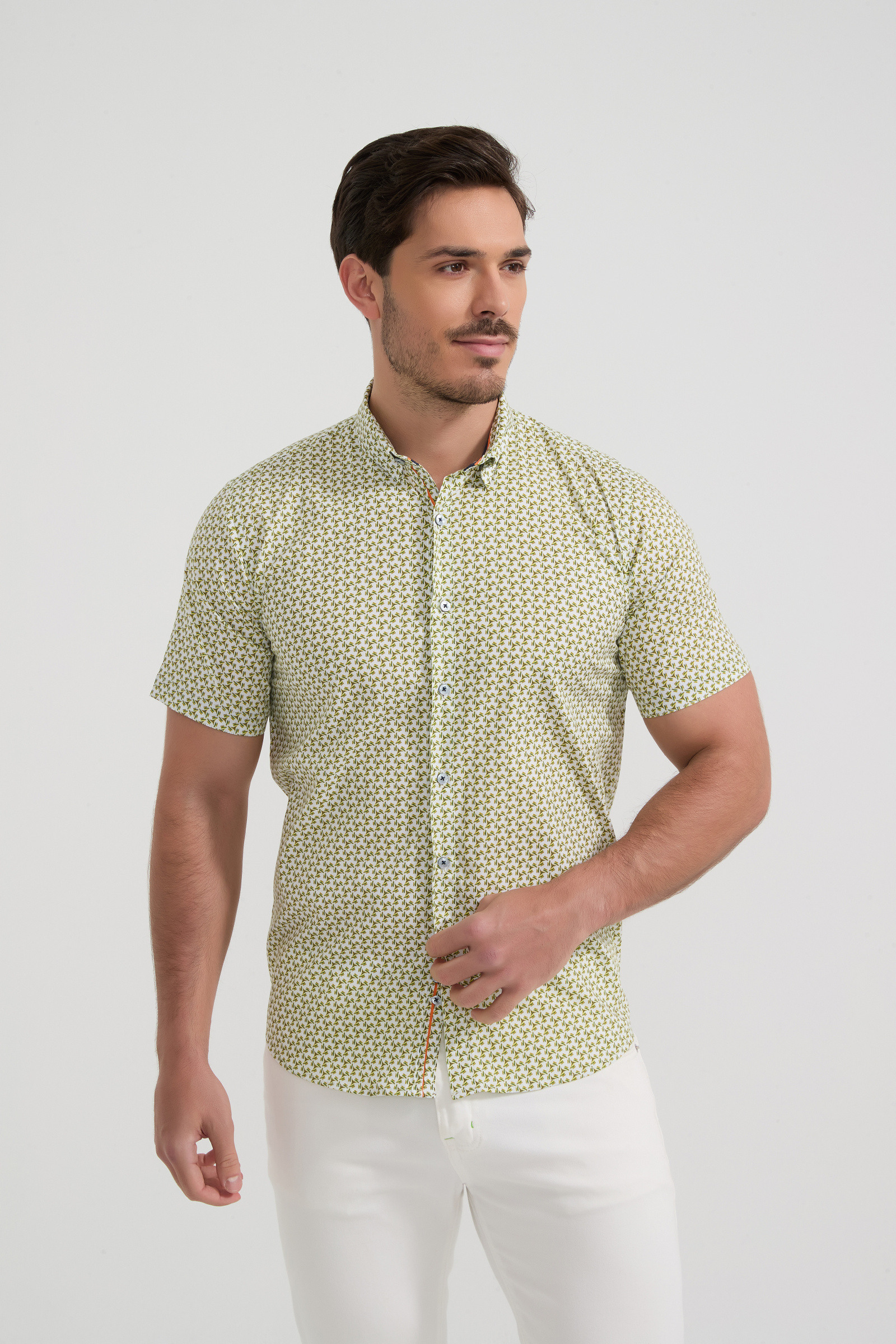 Großhändler Yves Enzo Paris - PREMIUM-Kollektion Hemd aus Stretch-Baumwolle