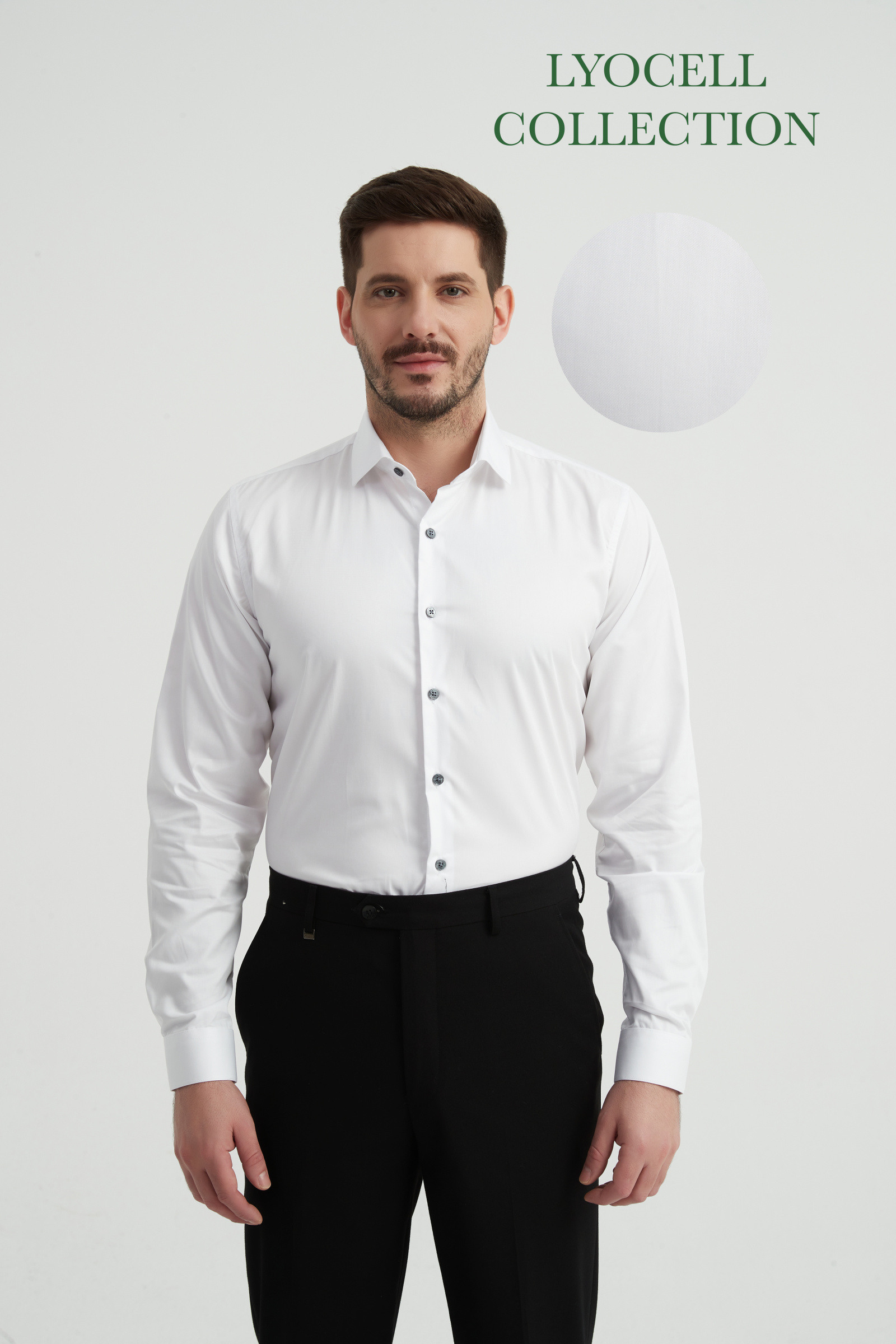 Großhändler Yves Enzo Paris - Lyocell-Hemd