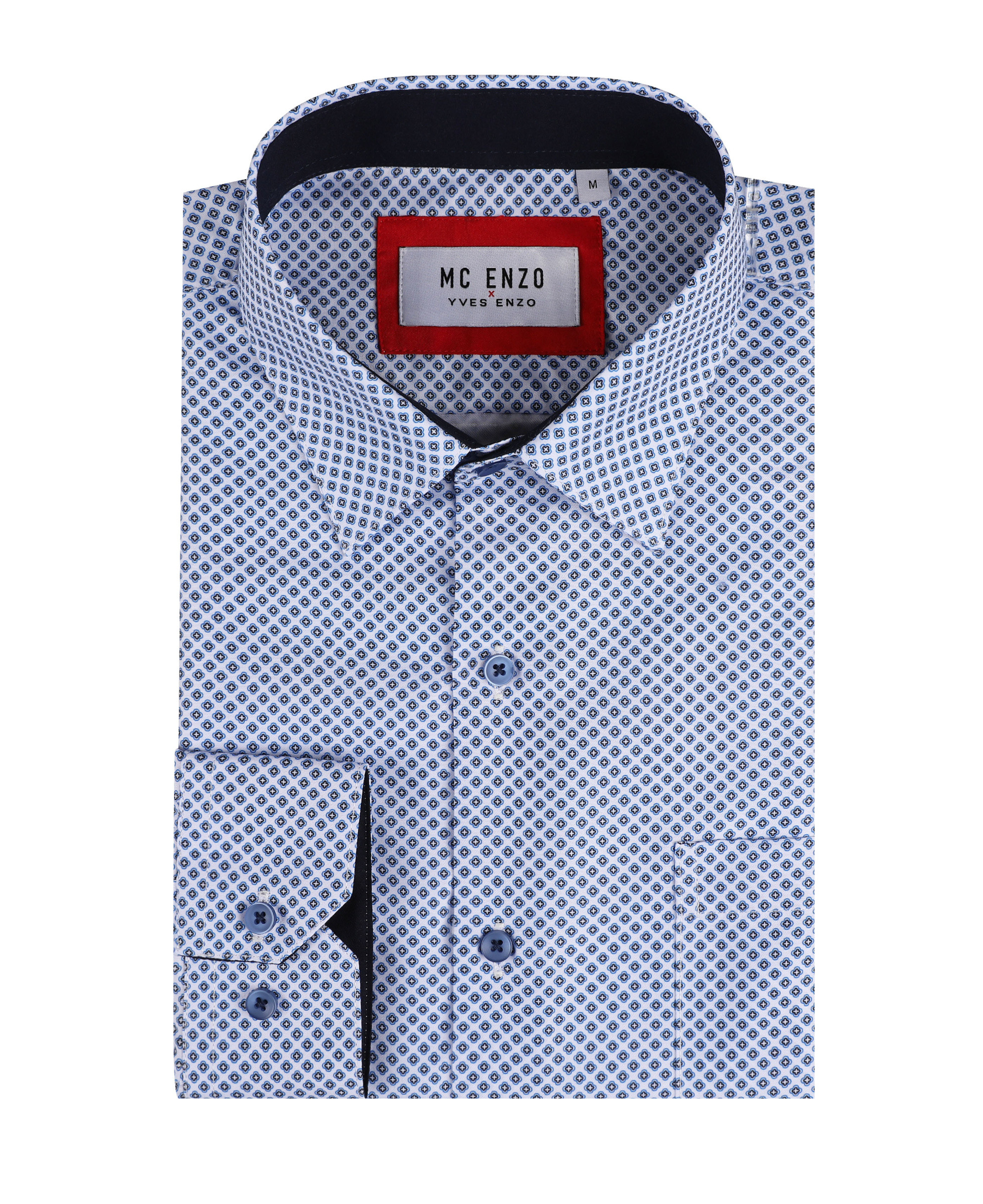 Grossiste Yves Enzo Paris - Chemise coupe droite à motifs