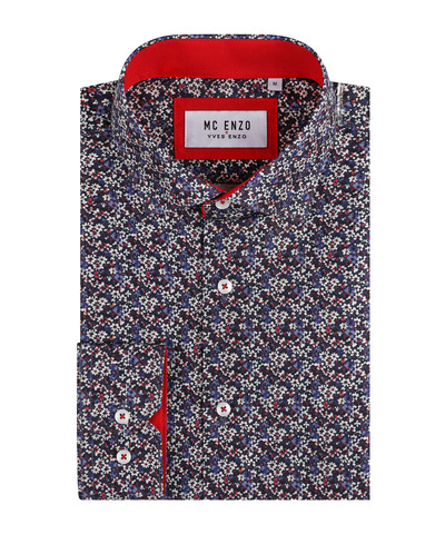 Wholesaler Yves Enzo Paris - Patterned shirt comfort fit Wholesaler Yves Enzo Paris - Patterned shirt comfort fit