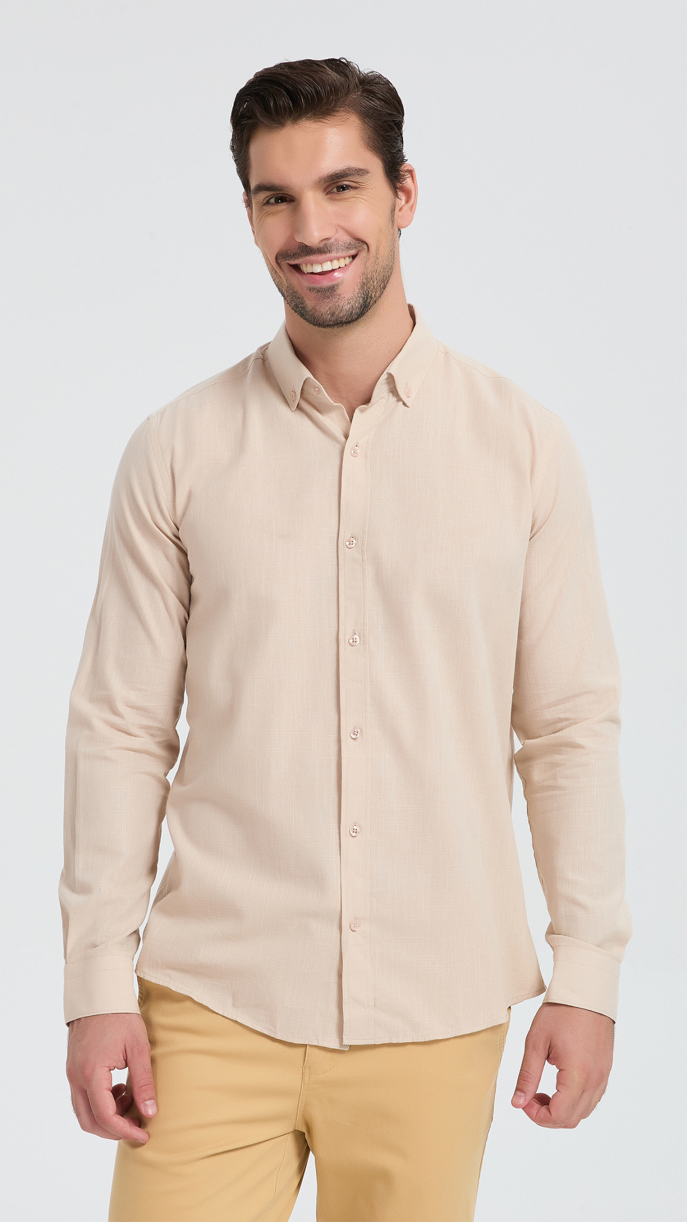 Grossiste Yves Enzo Paris - Chemise VALENTIN effet lin
