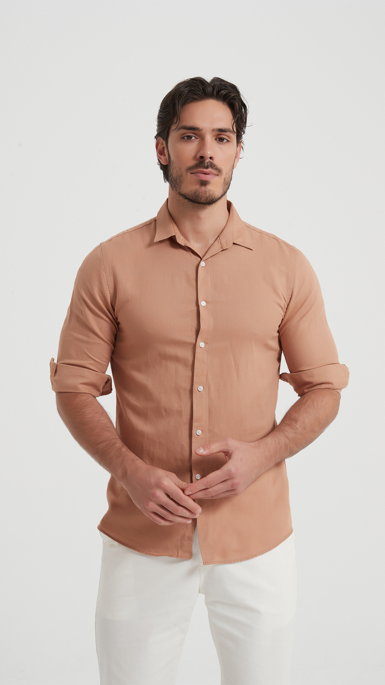 Großhändler Yves Enzo Paris - 100% Leinenhemd
