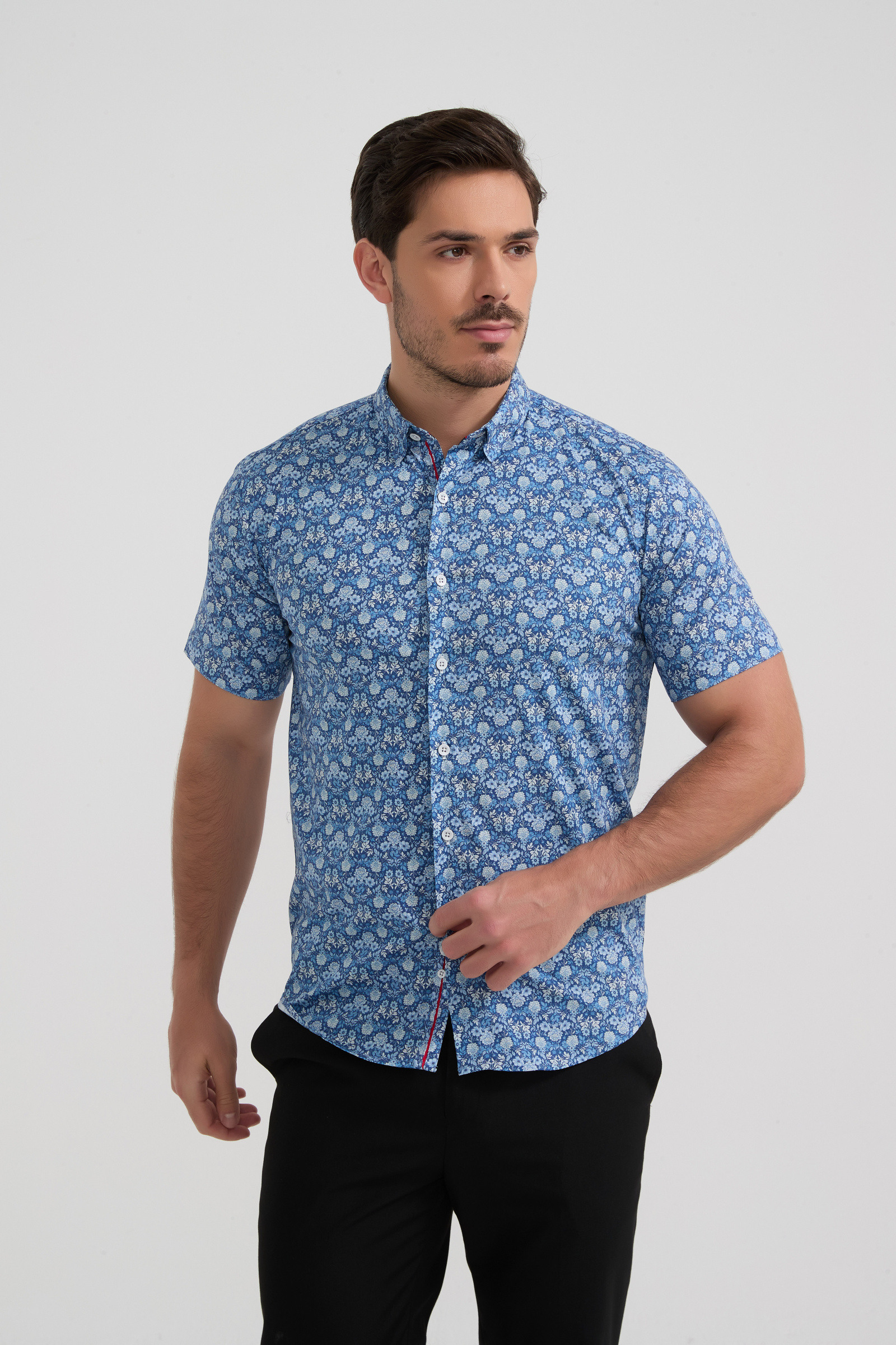 Grossista Yves Enzo Paris - Camicia della collezione PREMIUM in cotone elasticizzato